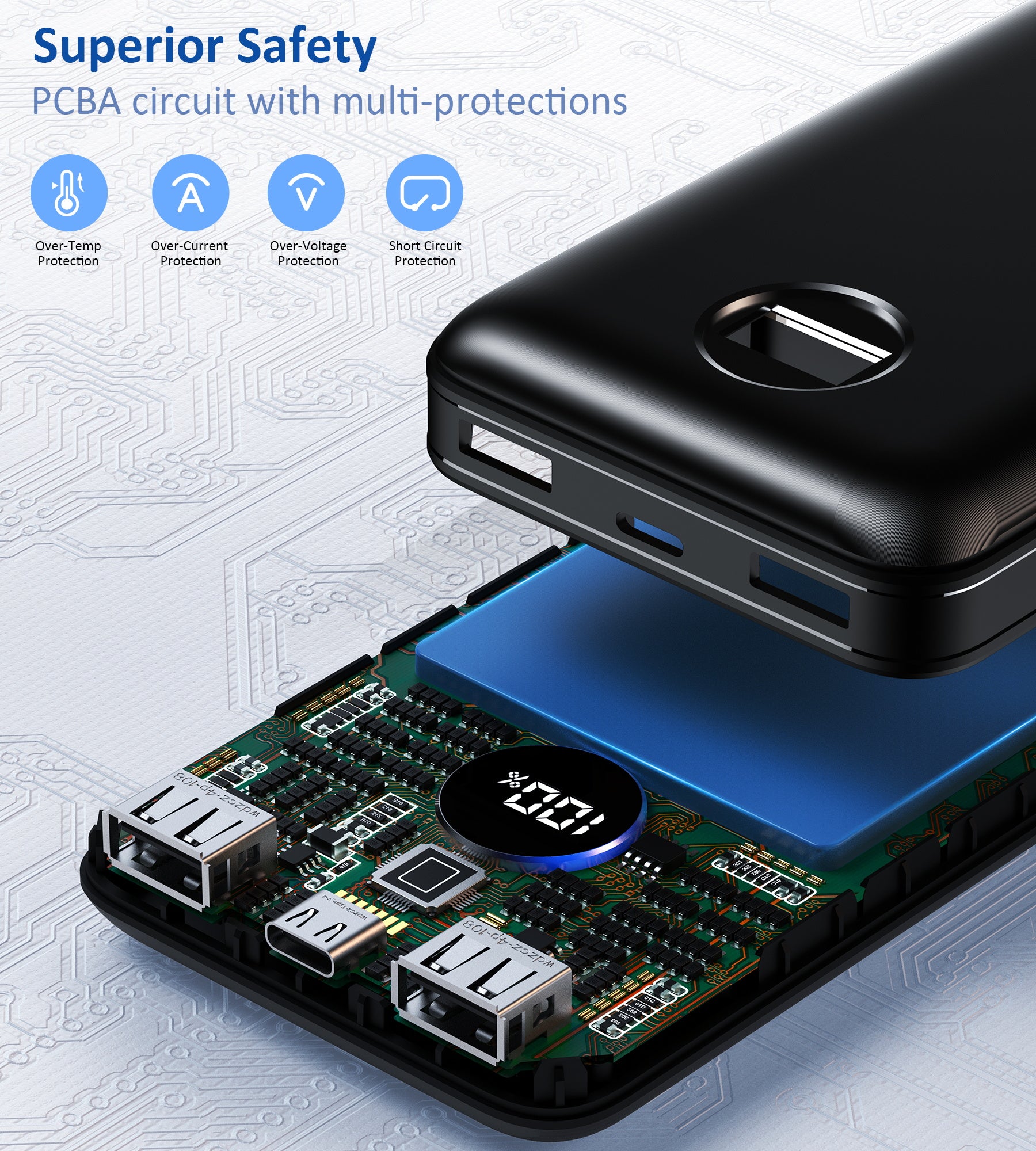 Pin Sạc Dự Phòng 45W dung lượng 20000mAh Choetech B653 (Hàng chính hãng)