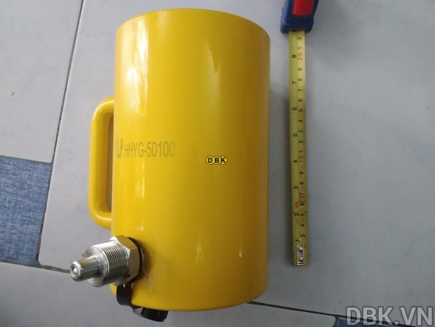 Kích thủy lực 1 chiều 50 tấn hành trình 100mm HHYG-50100