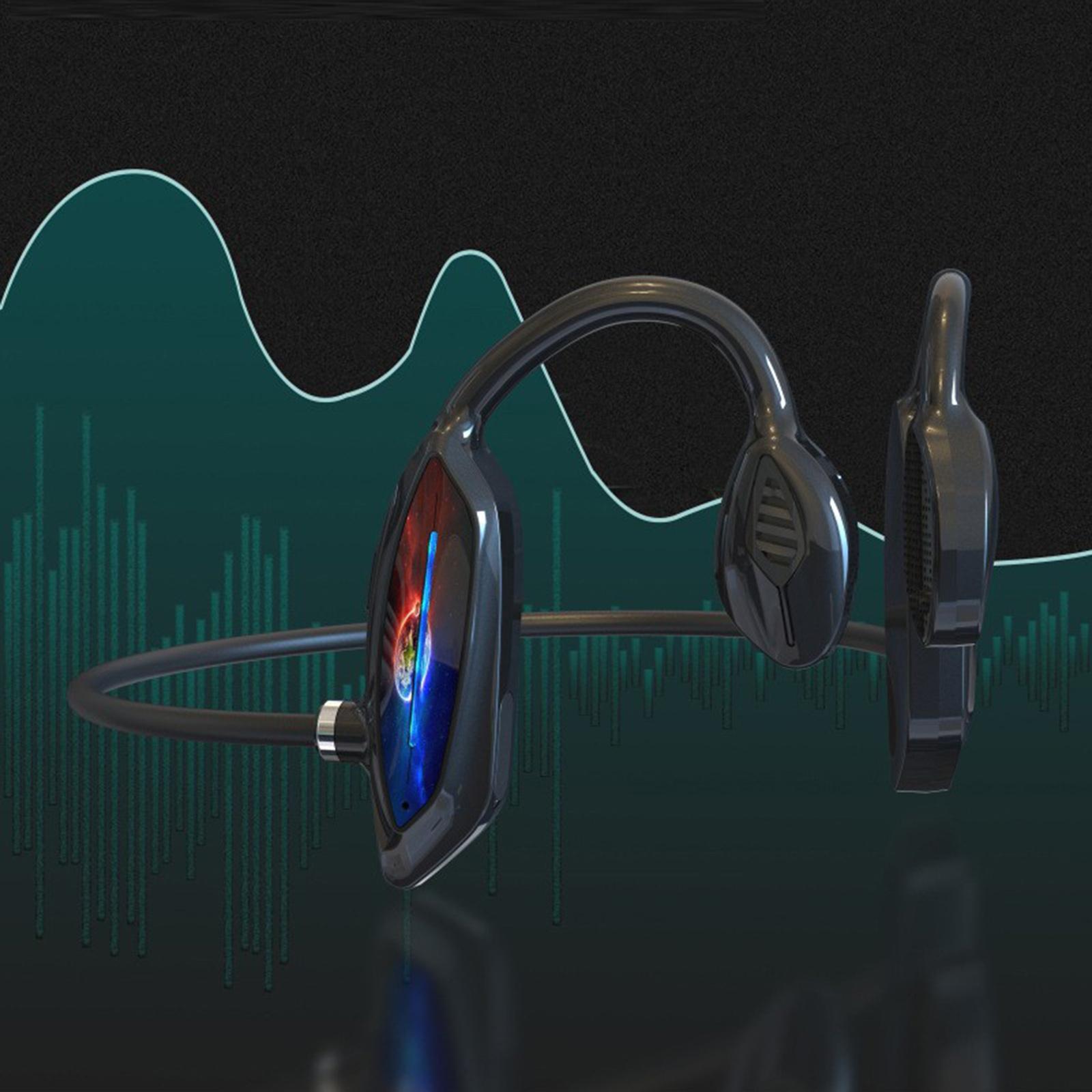 Bone Conduction Headphones Open-Ear Sweatproof for Bicycling Fitness