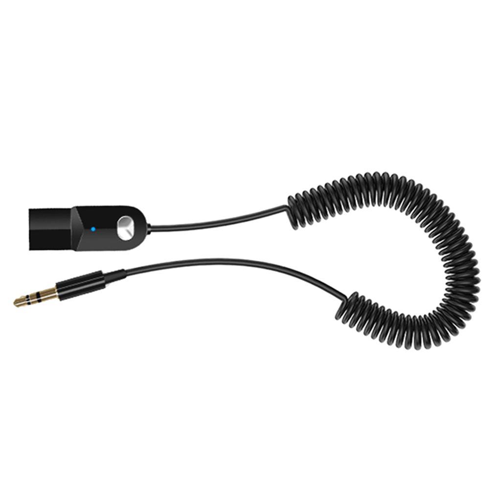 USB Bluetooth 5.0 Audio Adapter Receiver 3.5mm AUX Auto Car