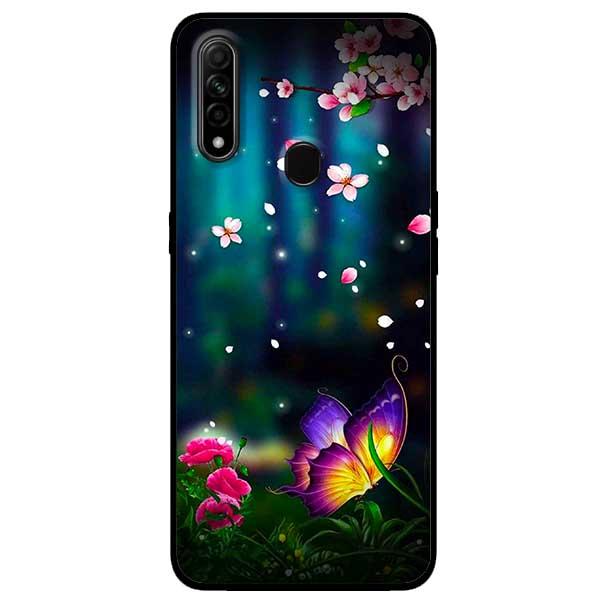 Ốp lưng dành cho Oppo A31 / A8  - Bướm Anh Đào