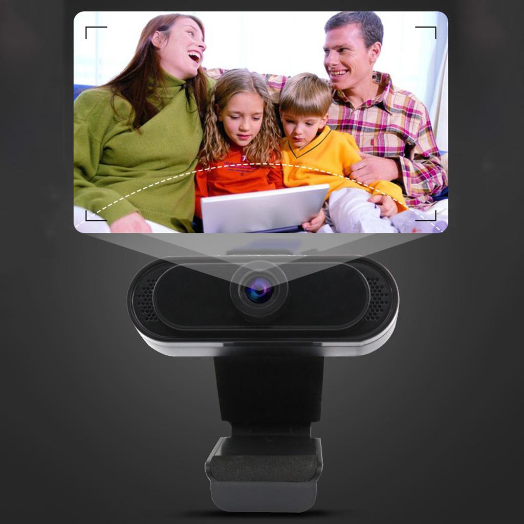 Webcam HD 480P/720P/1080P Web Camera, USB PC Computer Webcam with Microphone, Laptop Desktop HD Camera Video Webcam for Recording Calling Gaming