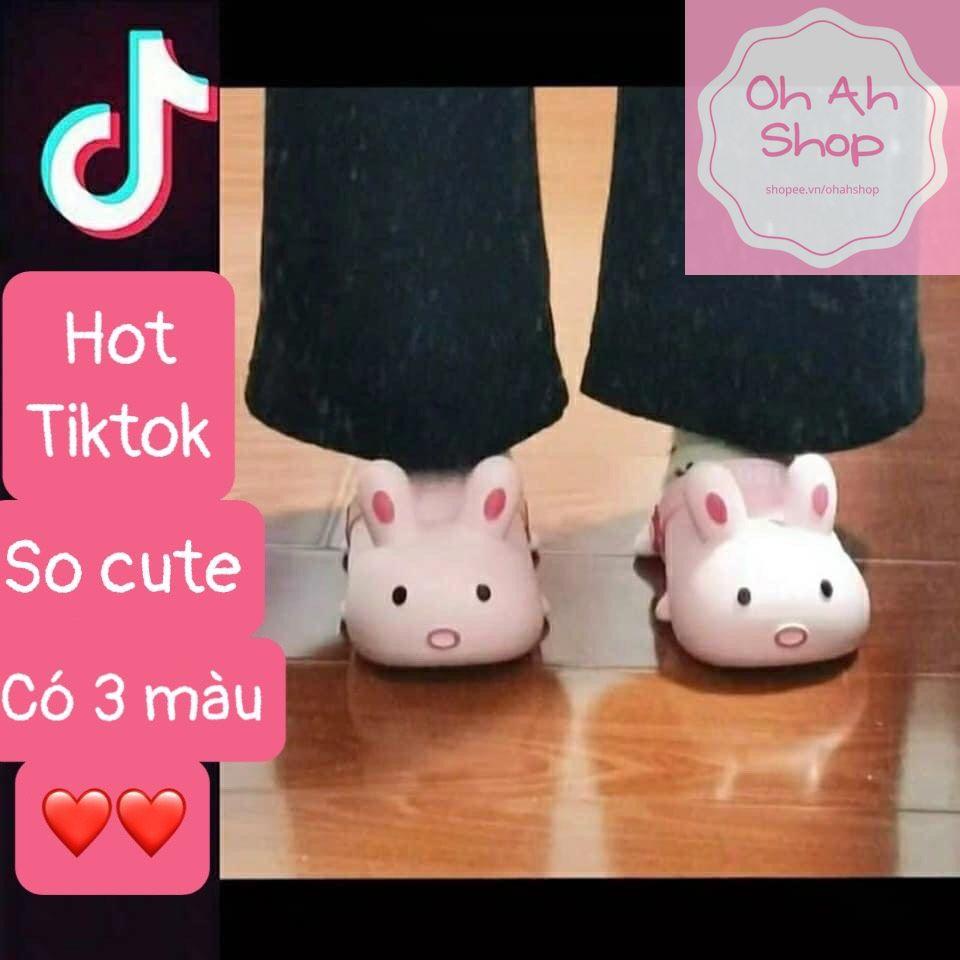 Dép Cross Thỏ Hot Tiktok Siêu Xinh Hot Trend 2021 Có Size Người Lớn