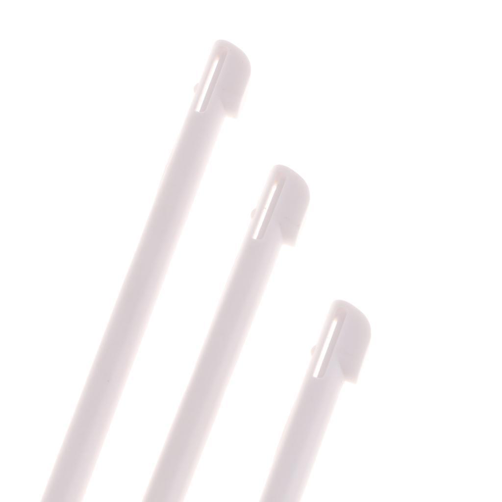 6pcs Slot in Touch Screen Pen Stylus Resistive for Nintendo 2DS White+Blue