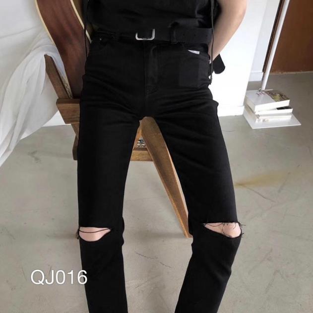 QUẦN JEAN RÁCH GỐI ĐẸP TRẺ