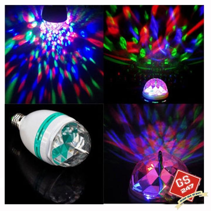 ĐÈN LED VŨ TRƯỜNG XOAY 7 MÀU