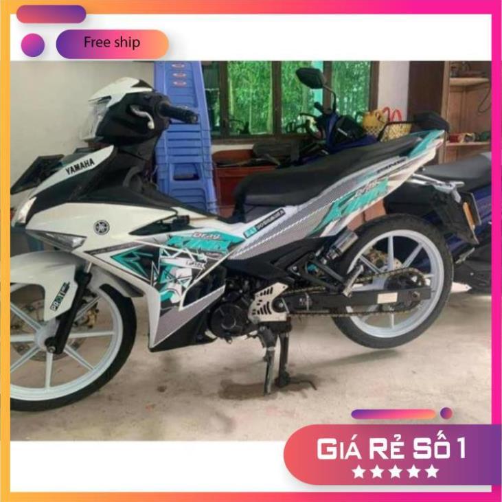 TEM RỜI EXCITER 150 TRẮNG bảo hành màu sắc vĩnh viễn