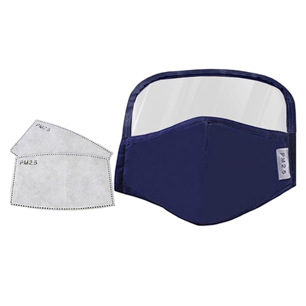 Anti Dust Adults Mouth Cover Masks With Clear Eye 3 Pieces