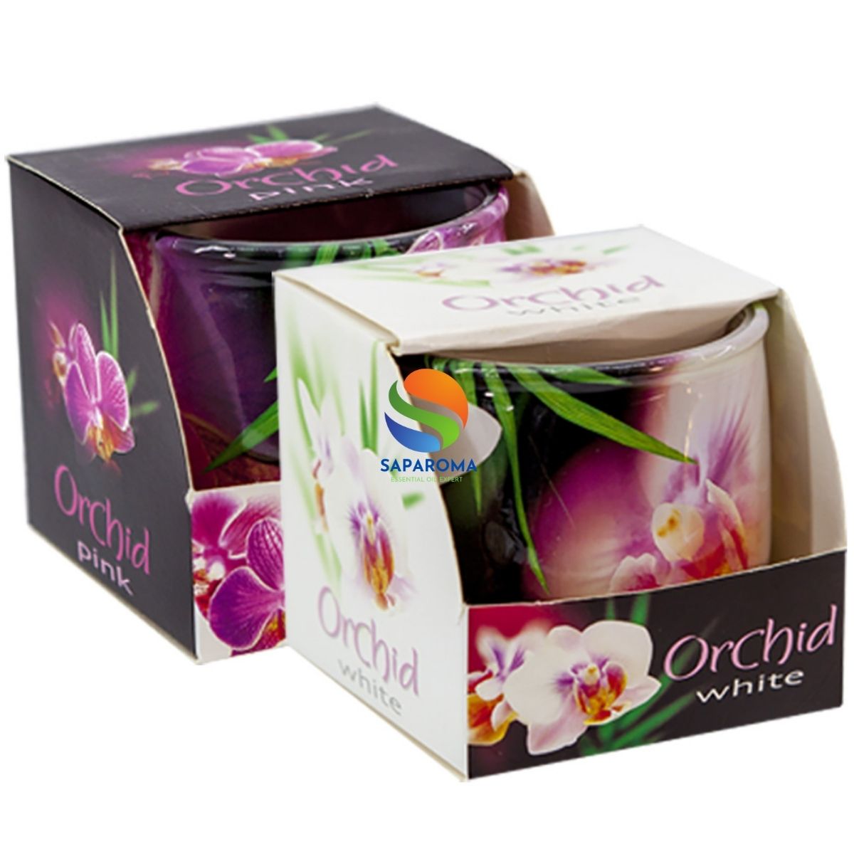 Combo 2 ly nến thơm tinh dầu Bartek Orchid 100g - lan hồ điệp, nến trang trí, thơm phòng, thư giãn, Hỗ trợ khử mùi