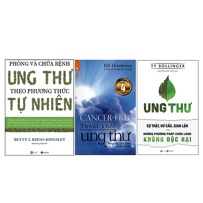 Combo Không Sợ Ung Thư (3 Cuốn) (Tái Bản)