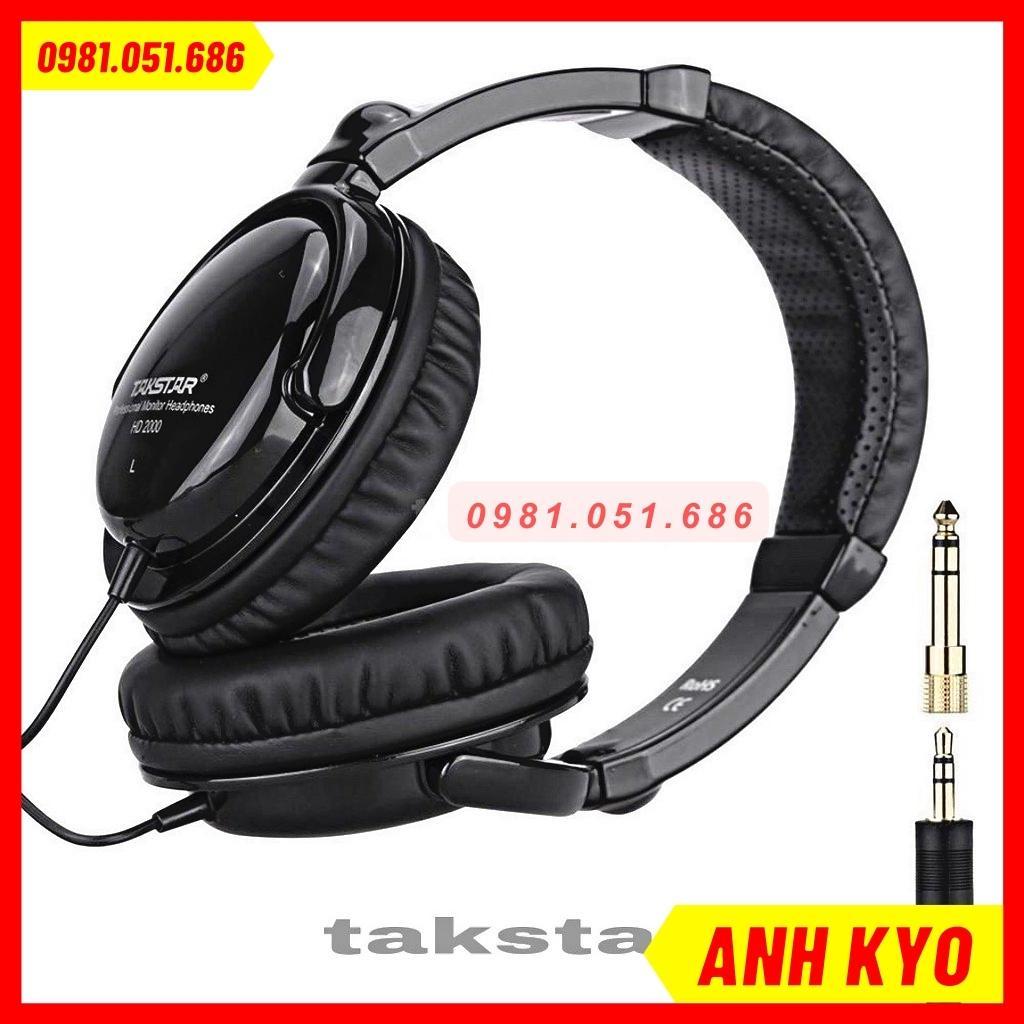 Tai Nghe Chụp Takstar HD2000 Hàng Loại 1 Chất Âm Trong Và Sáng, Âm Thanh Lớn. Thiết Kế Trẻ Trung, Đẹp Mắt