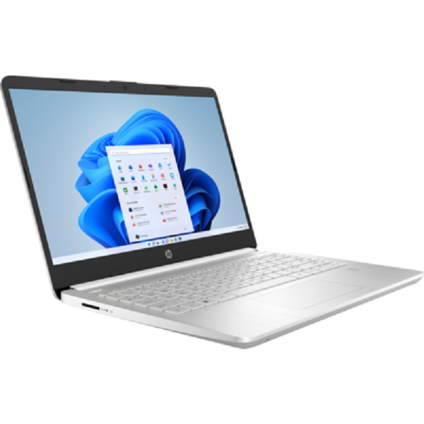 Laptop HP 14s-dq5053TU 6R9M6PA (Bạc) (Tặng chuột Zadez M-331) - Hàng chính hãng