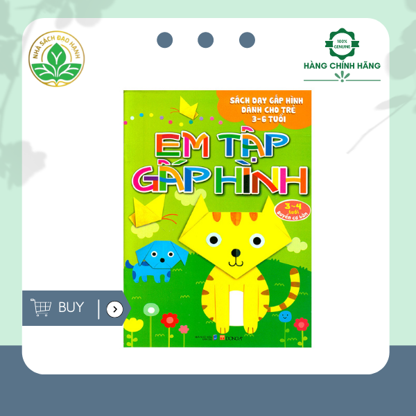 Combo 6 cuốn: Em tập gấp hình cho bé từ 3 đến 6 tuổi