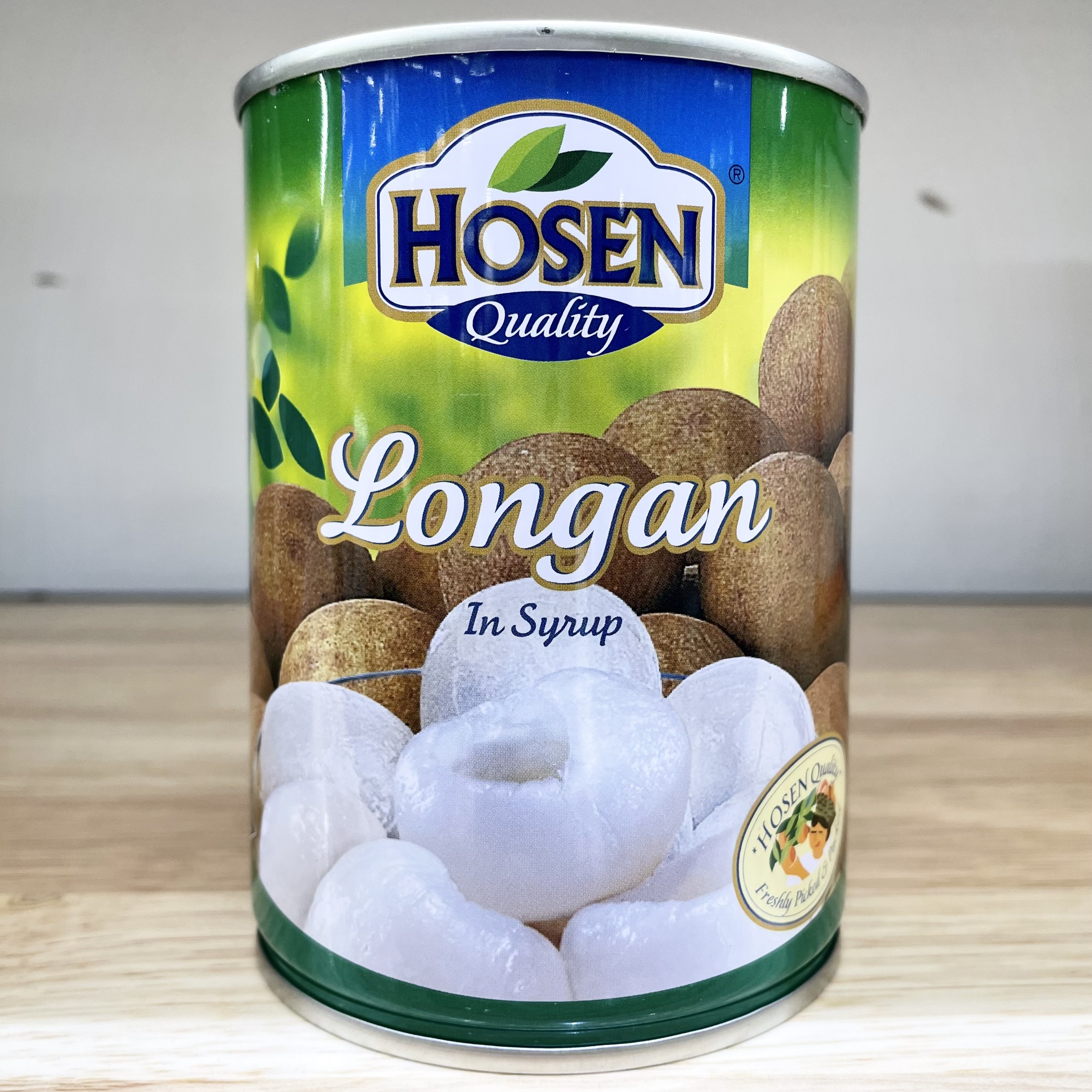 Nhãn Ngâm Hosen Đóng Lon Giòn Ngọt 565g Singapore Hàng Độc Quyền Hosen