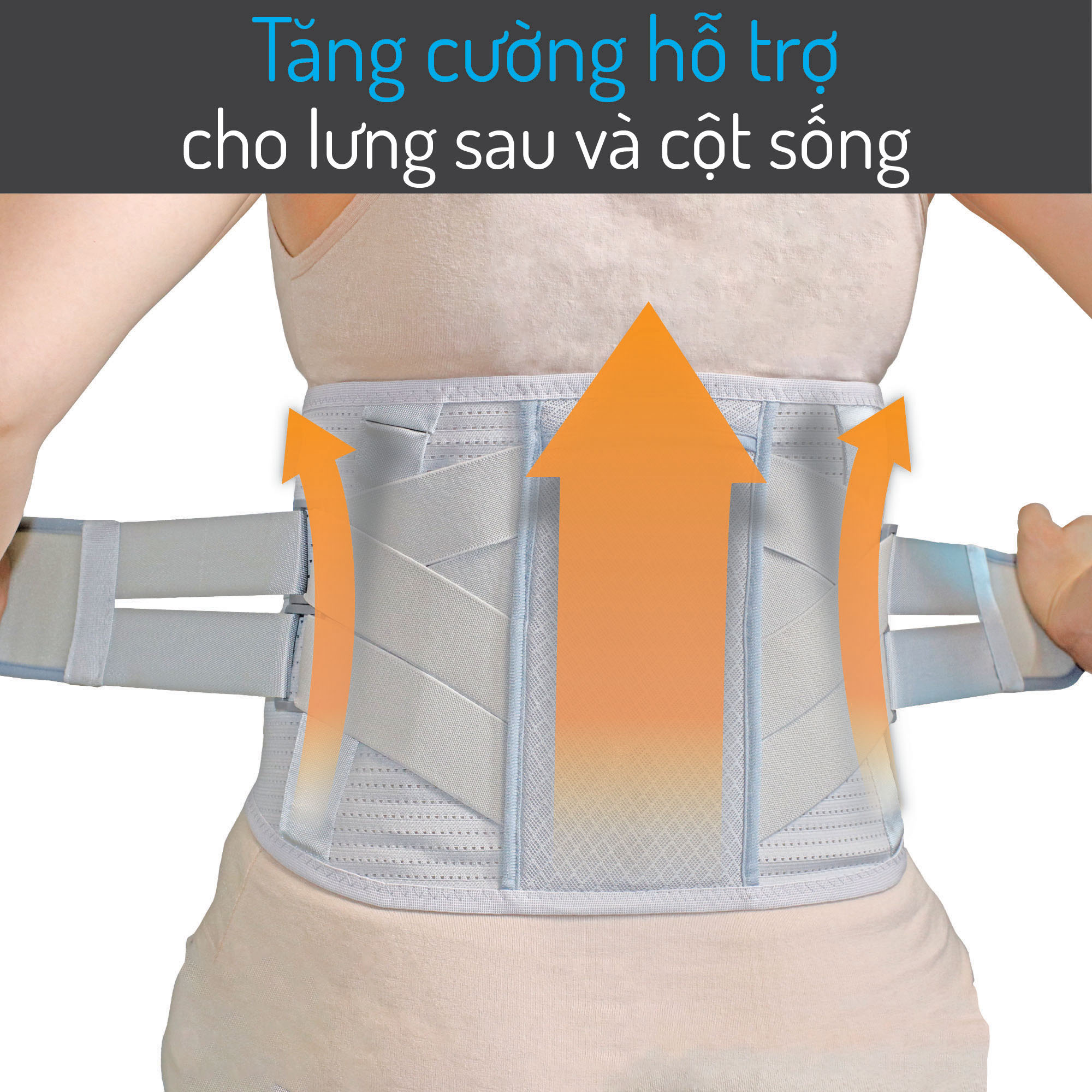 Đai lưng cột sống Genky, hỗ trợ thoát vị, thoái hóa, đau lưng