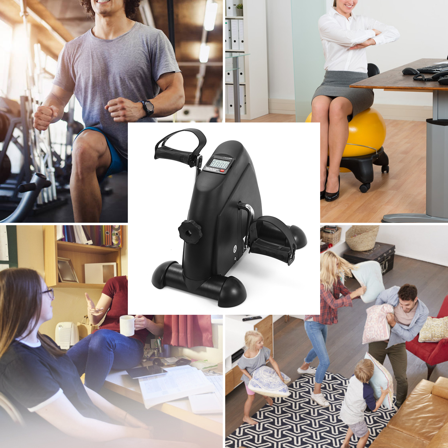 Máy tập đạp xe đạp mini