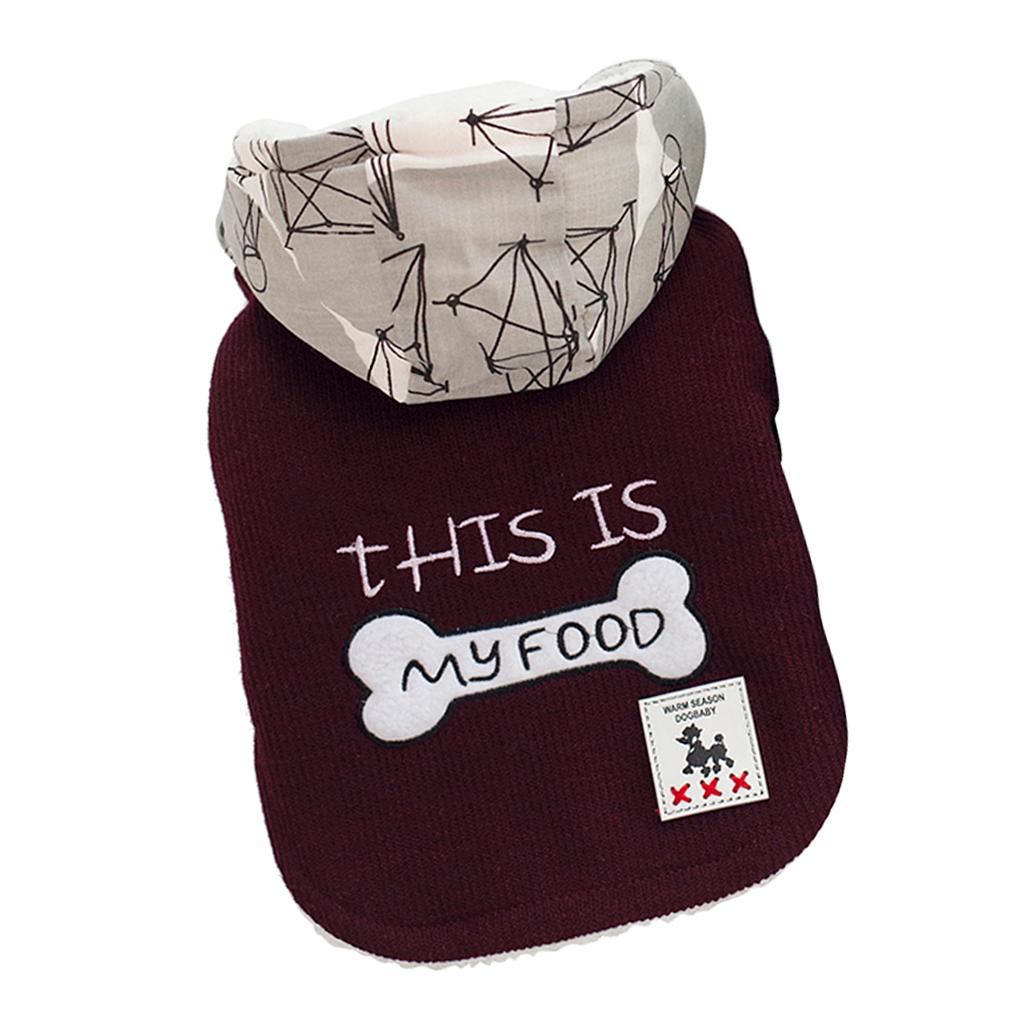 Dog Coat Hoodie Pet Winter Clothes Warm Soft for Medium Large Dogs