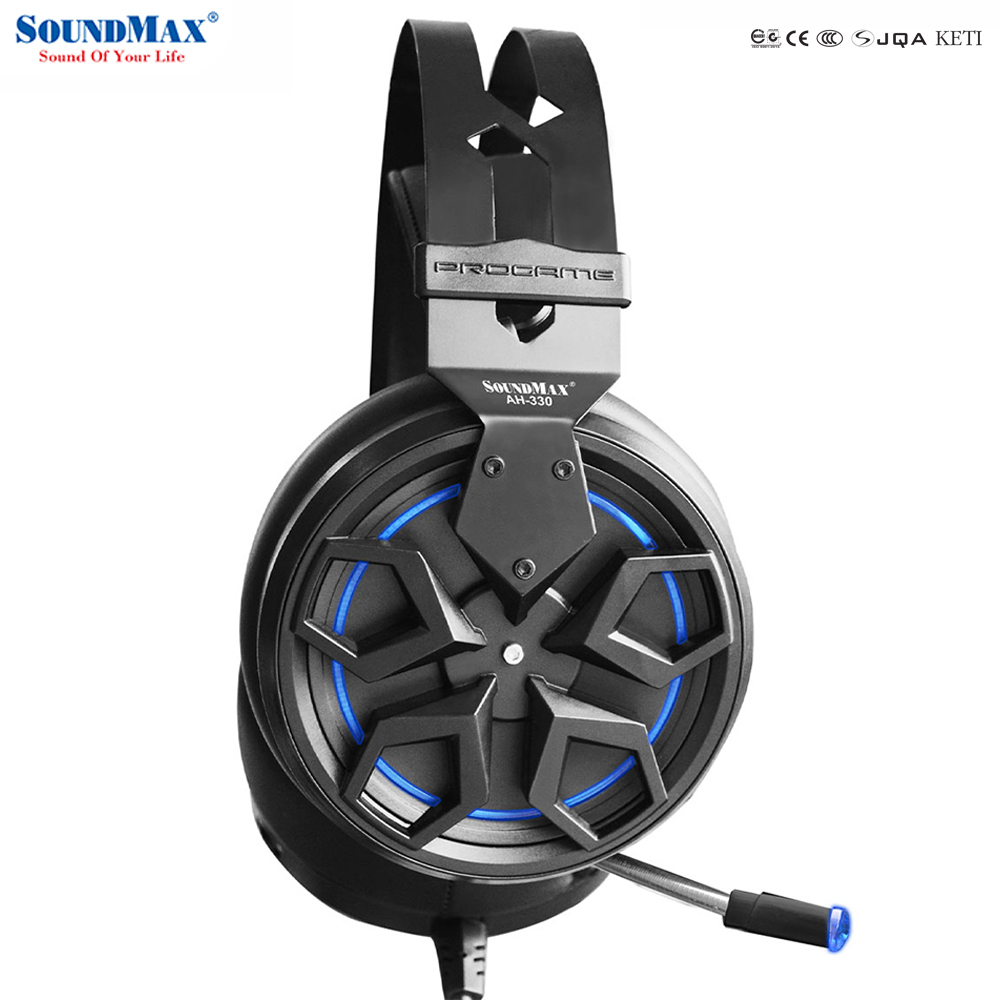 Tai Nghe Chụp Tai SoundMax AH-330 | Tai Nghe Chơi Game SoundMax AH330 | Gaming Headset - Hàng Chính Hãng