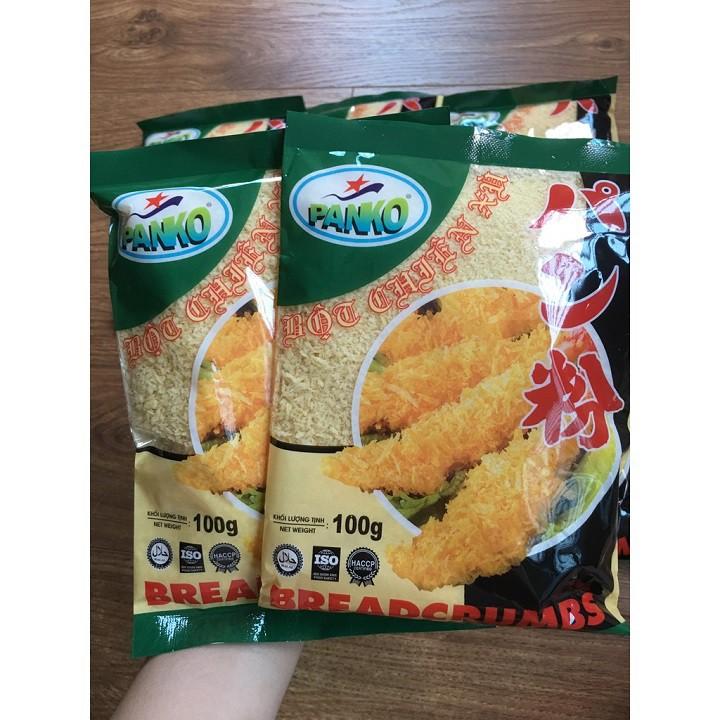 (1 gói) Bột chiên xù panko loại ngon- chay mặn dùng được (túi 100gr)