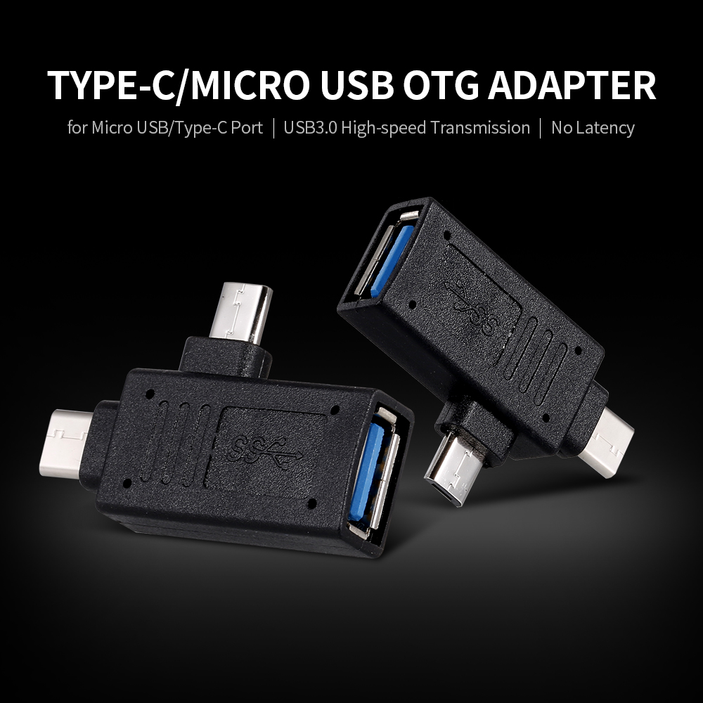 OTG Adapter Type-C Micro USB to USB3.0 Cable Adapter OTG Connector Type-C Micro USB Male to USB3.0 Female OTG Adapter