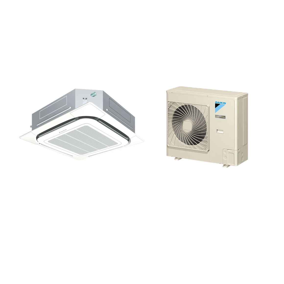 Máy Lạnh Âm Trần DAIKIN 5.0 Hp FCF125CVM/RZF125CYM+BRC1E63+BYCQ125EAF - Hàng Chính Hãng