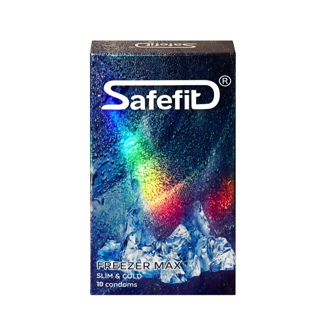 Bao cao su mỏng mát lạnh Safefit FreezerMax - hộp 12 cái