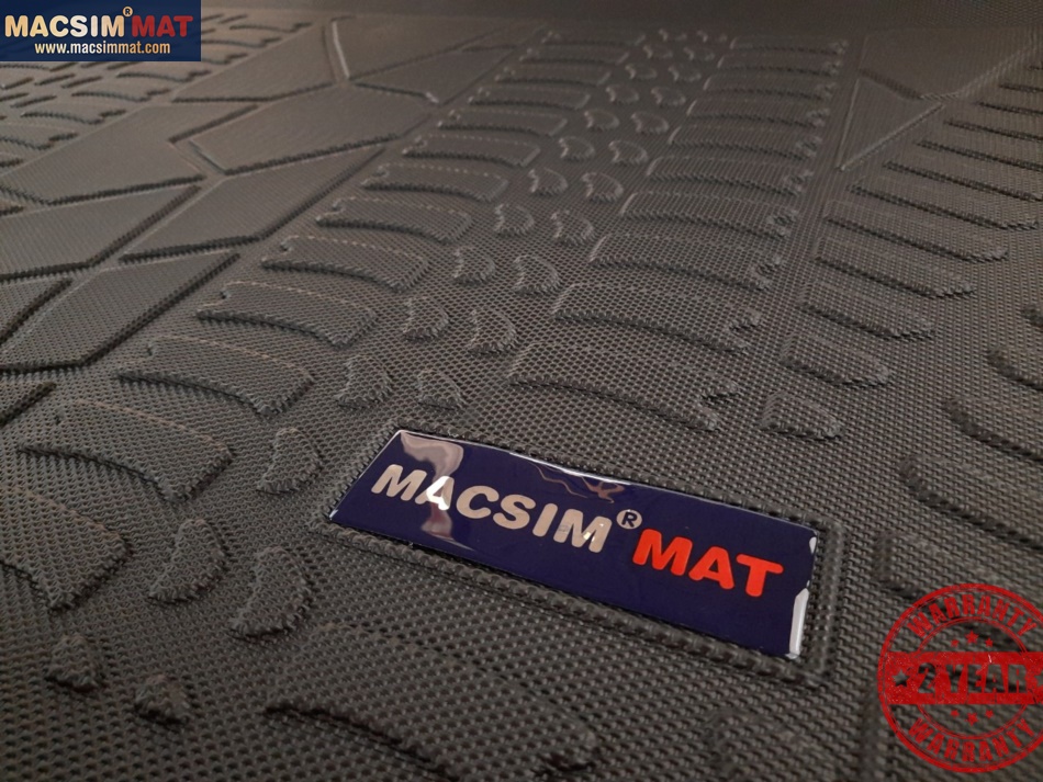 Thảm lót cốp xe ô tô Toyota FJ Cruiser 2007-2013 nhãn hiệu Macsim chất liệu TPV cao cấp màu đen