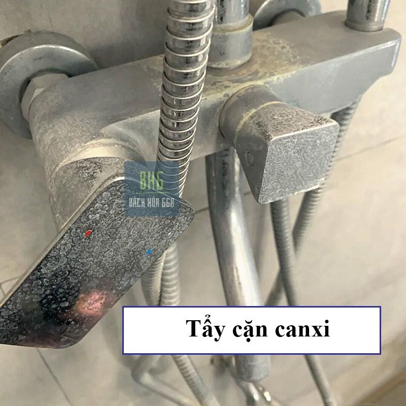 Chai xịt tẩy vệ sinh canxi nhà tắm Fansen 500ml - Dung được cho vách kính, bồn rửa mặt, nhà tắm, vòi nước