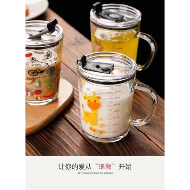 Cốc thuỷ tinh có vạch chia ml và ống hút