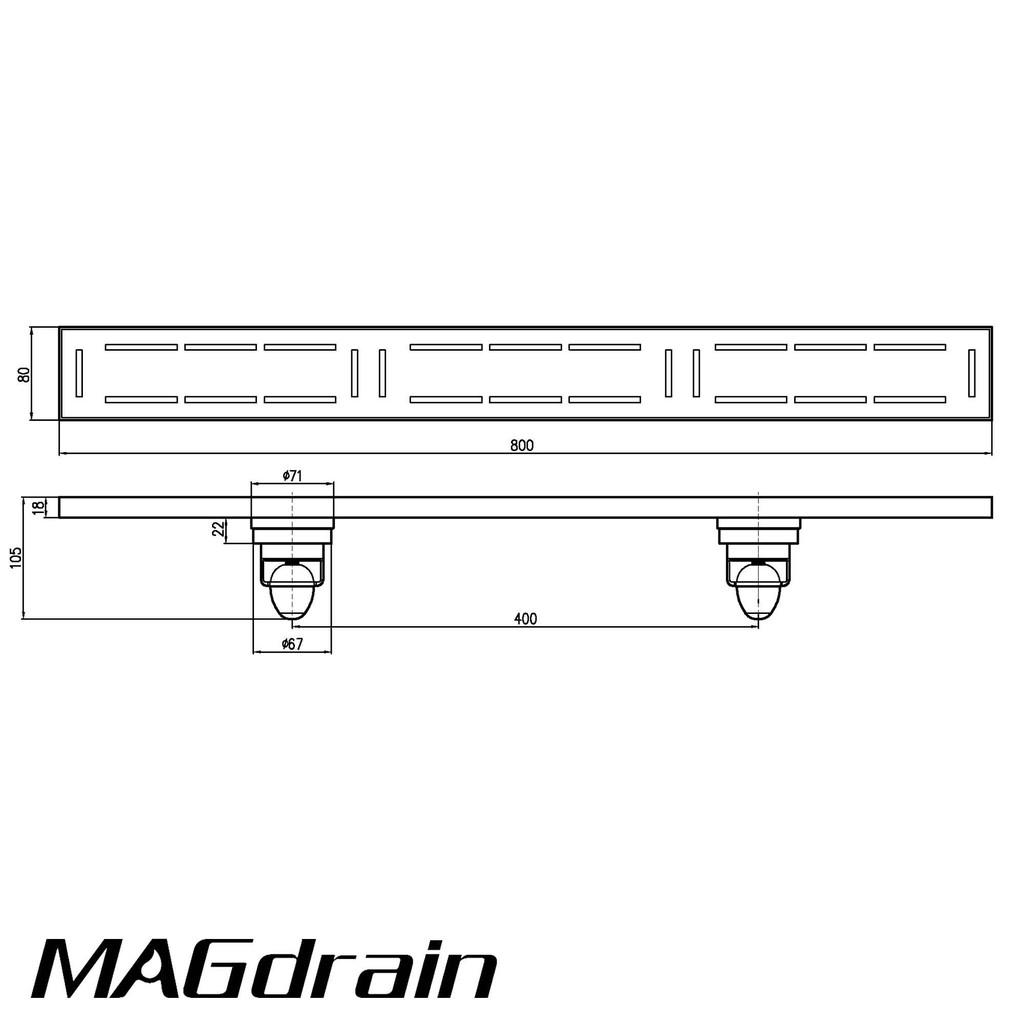 THOÁT SÀN NGĂN MÙI MAGDRAIN J900Q8-B