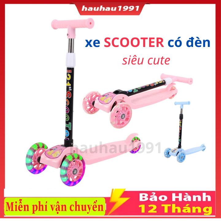 Xe trượt scooter cho bé có bánh xe phát sáng