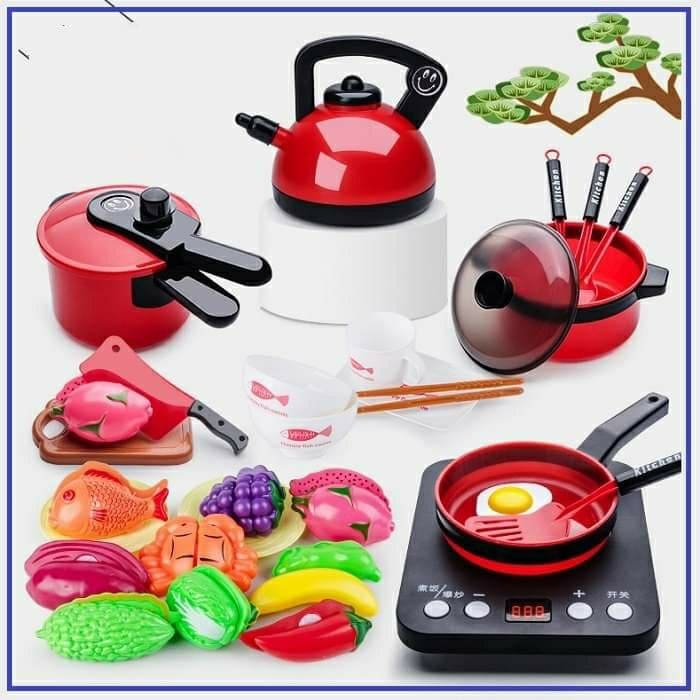 Bộ đồ chơi lắp ghép, xếp hình nhà bếp cao cấp