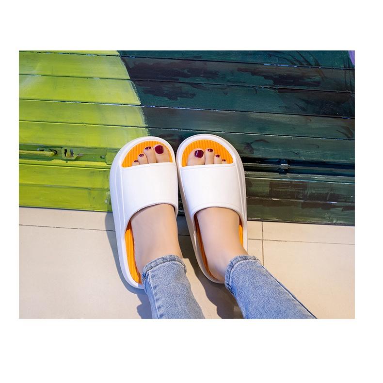 Dép quai ngang nam, nữ ĐỄ ĐỘN 4cm xịn sò, chất liệu EVA êm nhẹ siêu bền không thấm nước,