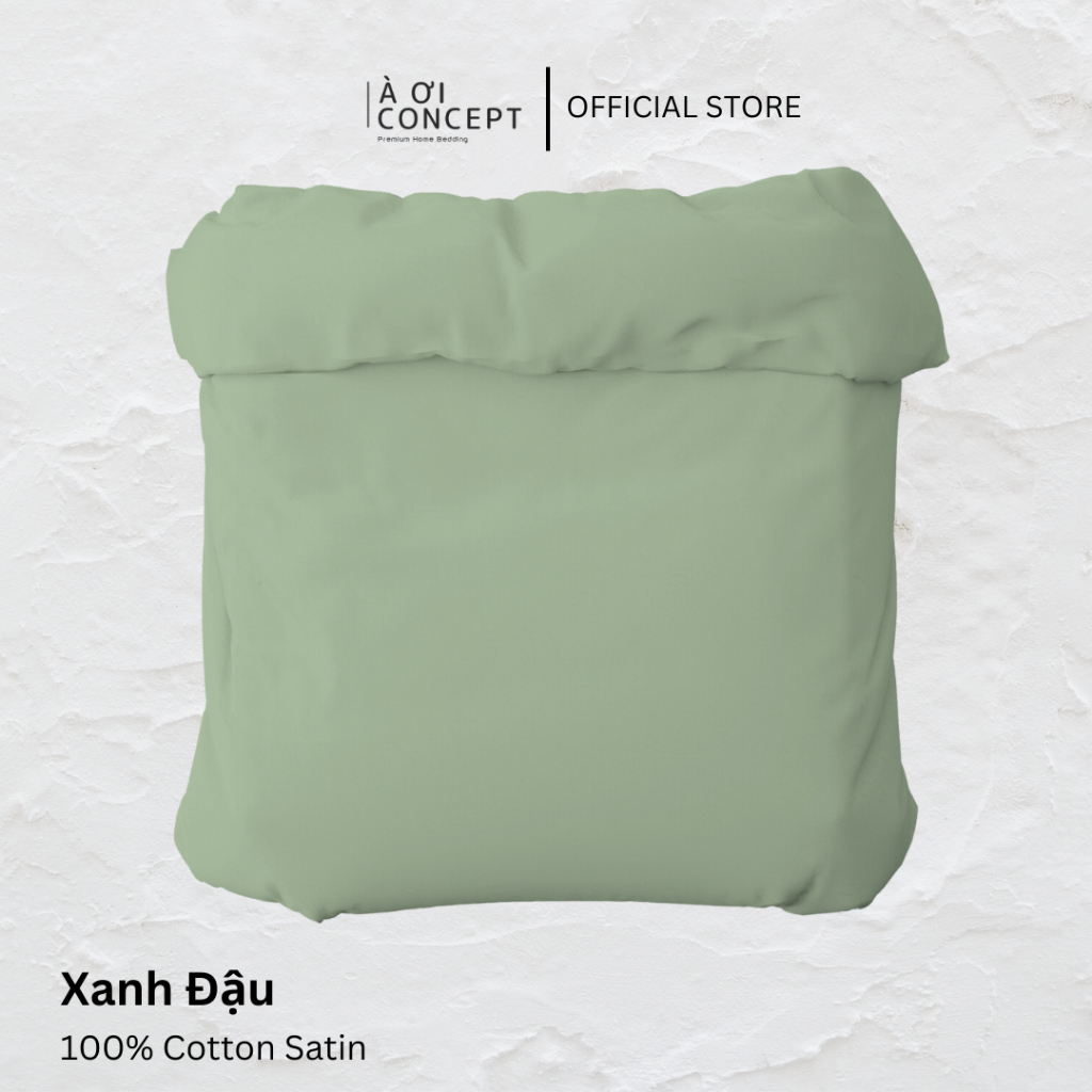 Vỏ Mền Lồng Được Ruột Cotton Satin Hàn Quốc Cao Cấp Màu Trơn Nhiều Màu Kích Thước 1M6 Đến 2M4