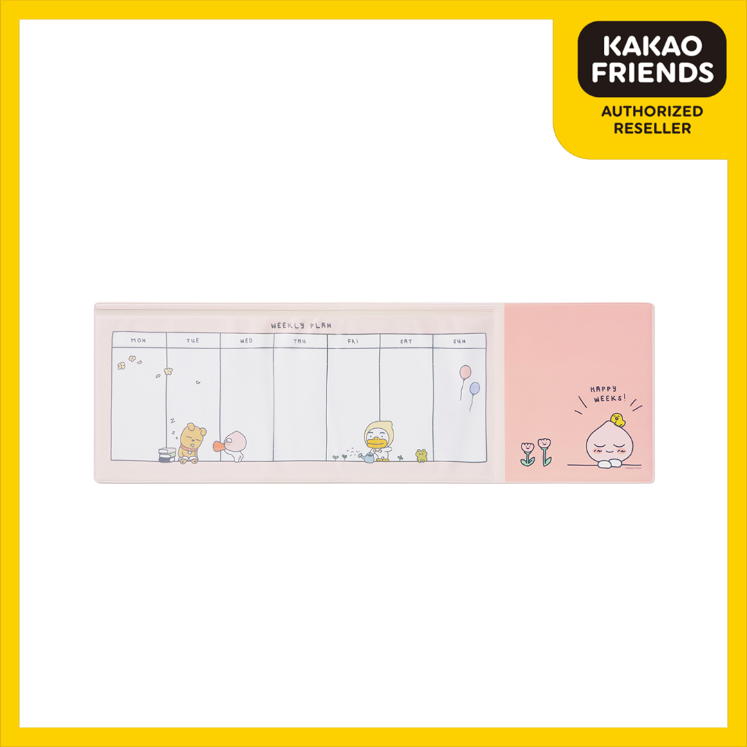 Tấm Lót Bàn Làm Việc Pink KAKAO FRIENDS - Hàng chính hãng