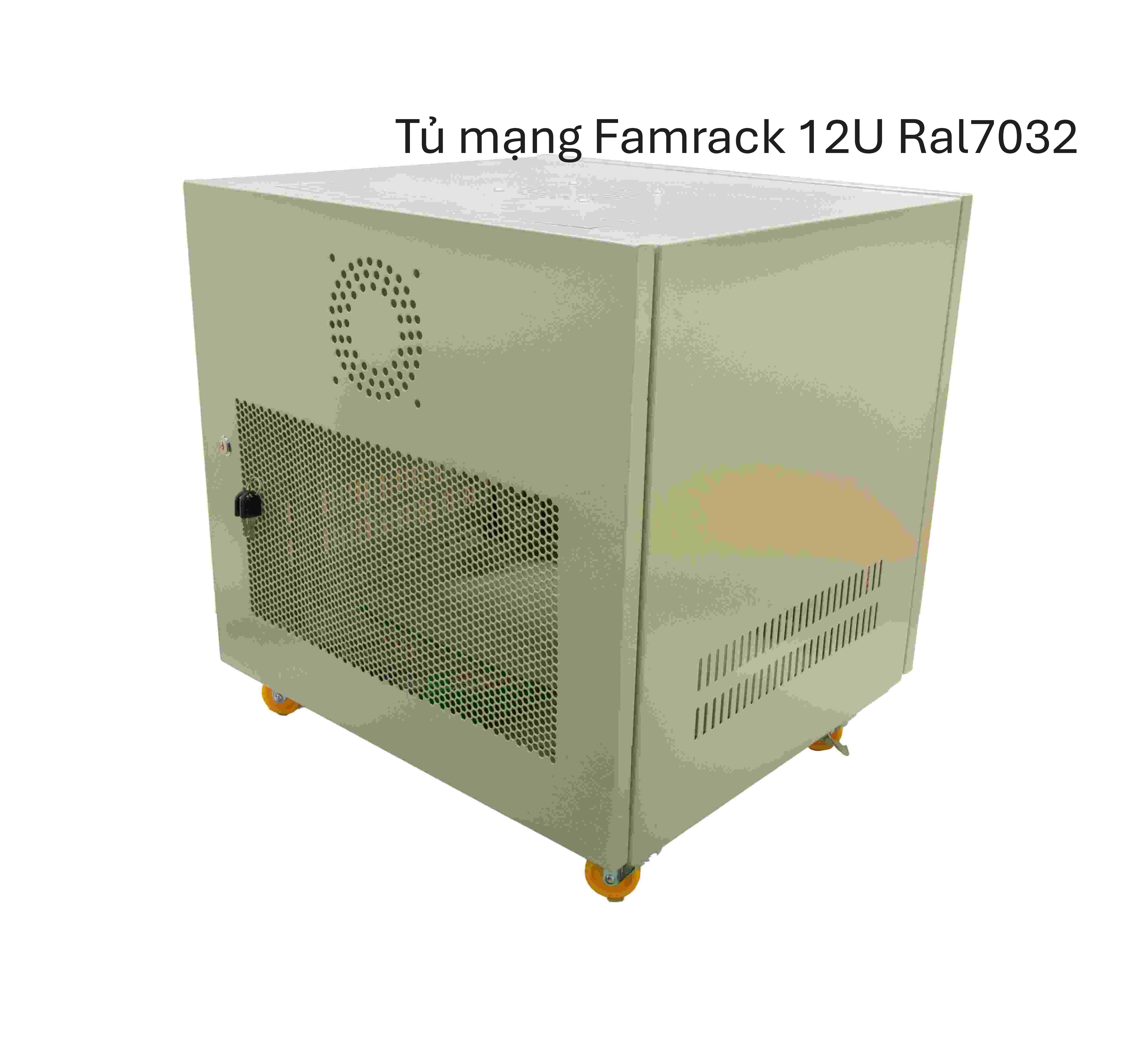 Tủ Mạng 12U D600 Famrack – Tủ Rack 12U Để Sàn Hàng Chính Hãng, Chuẩn 19”, Hàng Việt Nam Chất Lượng Cao