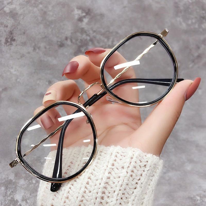 Mắt kính gọng kim loại chống ánh sáng xanh EYEGLOW gọng kính thời trang dành cho nữ phiên bản đặc biệt cực hot EG2202