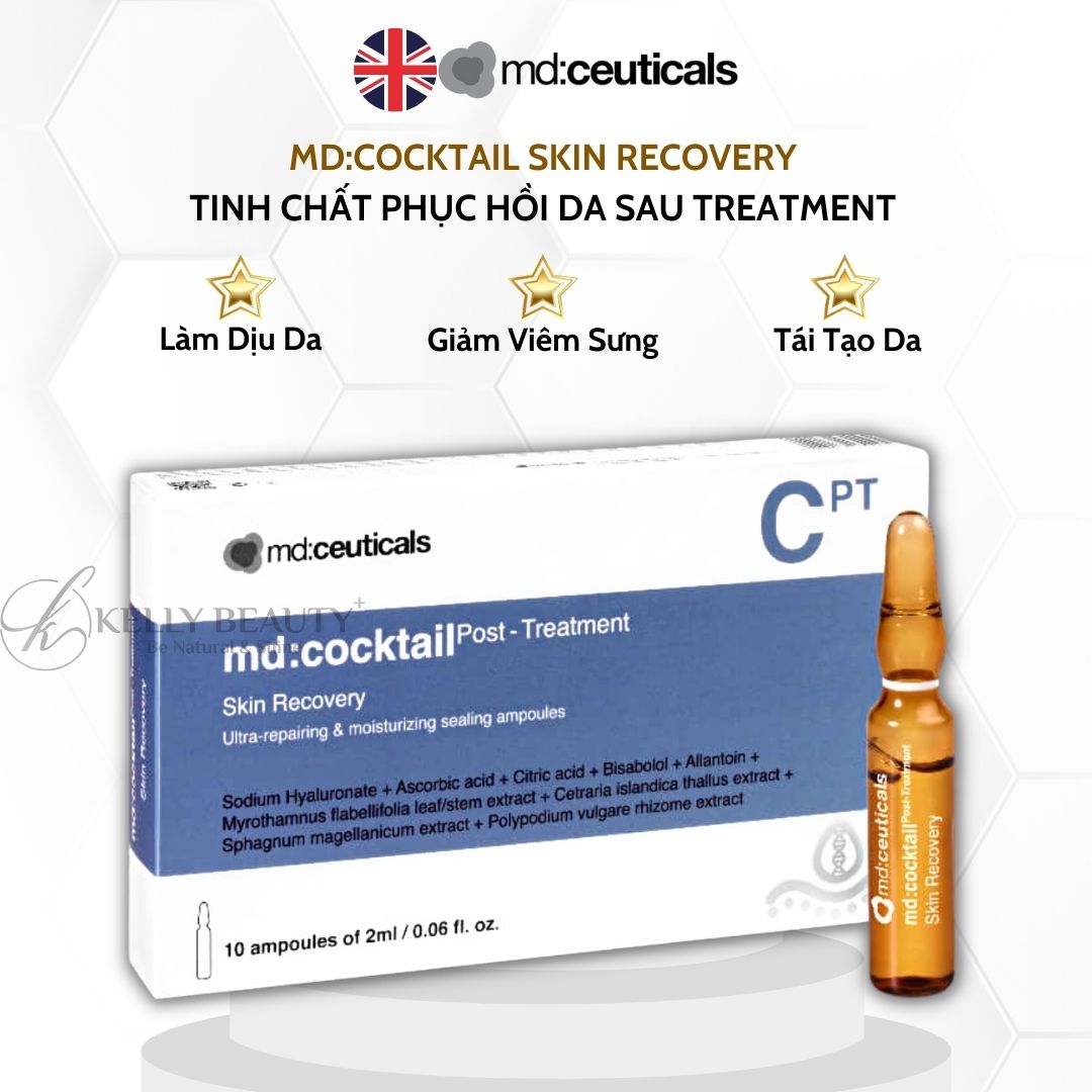 Tinh Chất Phục Hồi Da MD:Cocktail Skin Recovery - MD:Ceuticals | Kelly Beauty
