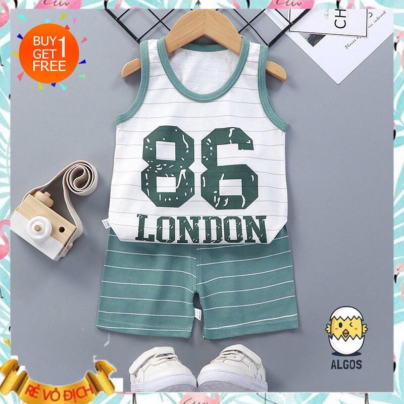 Bộ quần áo bé trai - Bộ London - Cotton 100% thoáng mát thấm hút mồ hôi an toàn cho bé