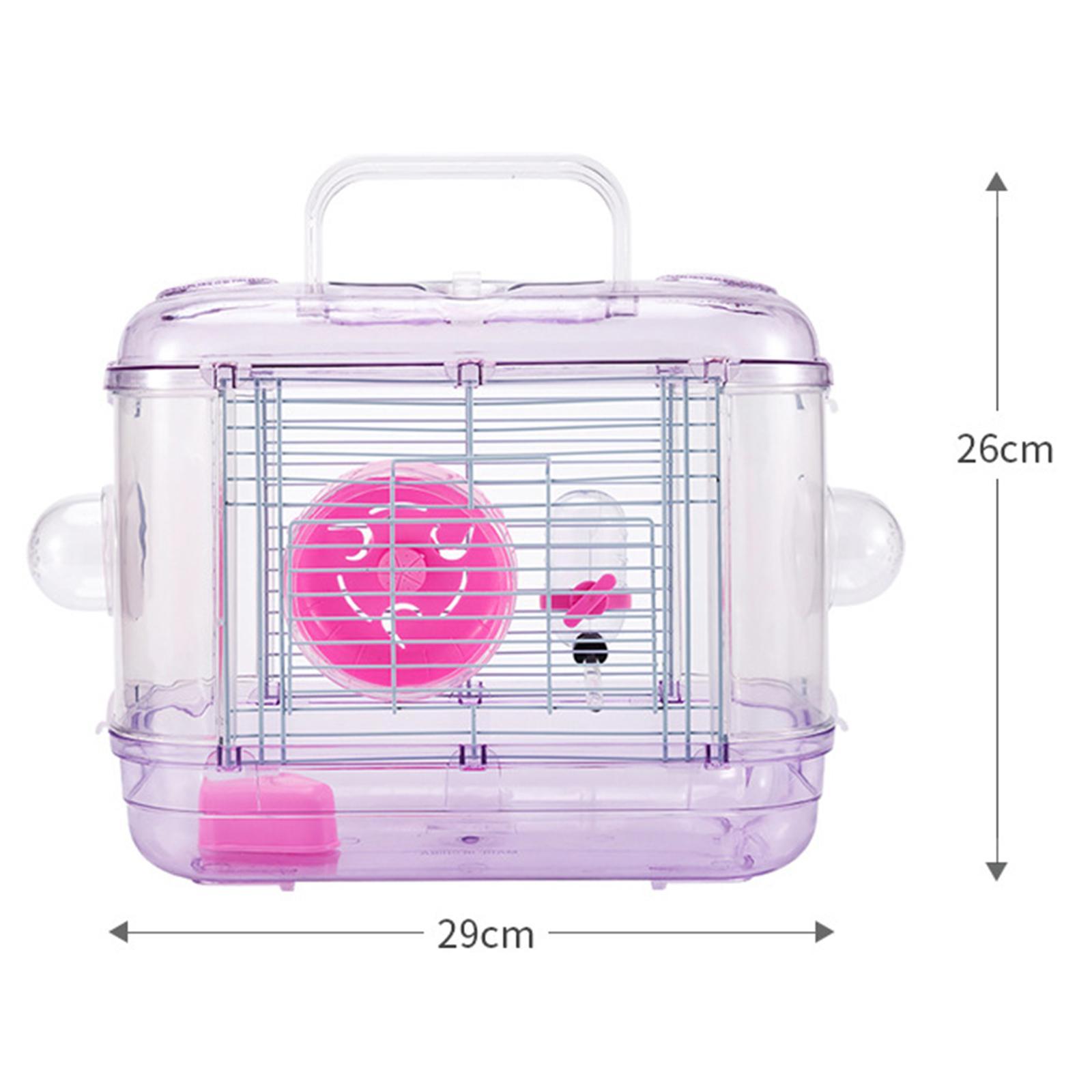 Hamster Travel Portable Carrier Hamster Travel Bag for Hedgehog Squirrel