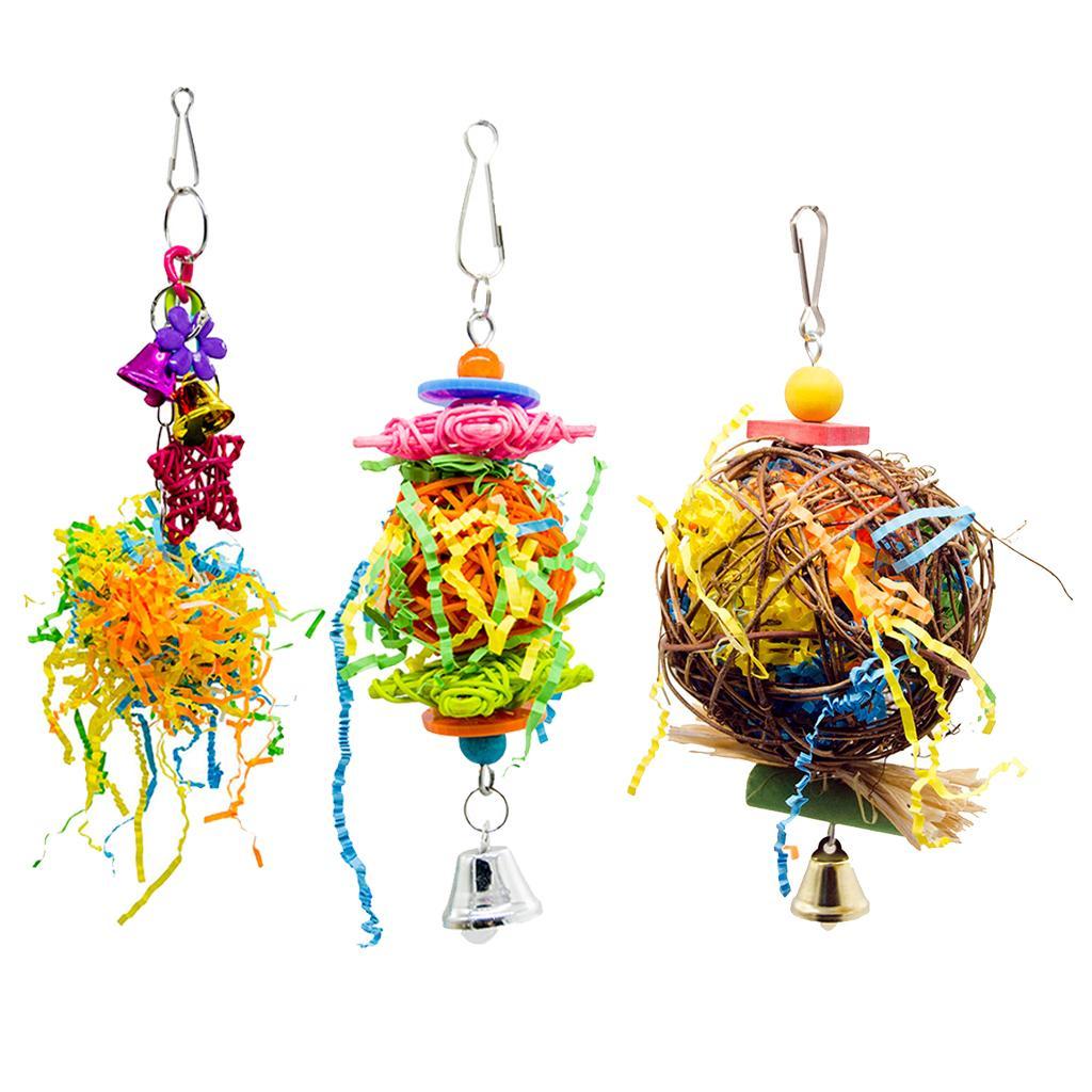 Bird Chewing Toy for Bird Parrot Budgie Cockatiel Parakeet Cage Toy