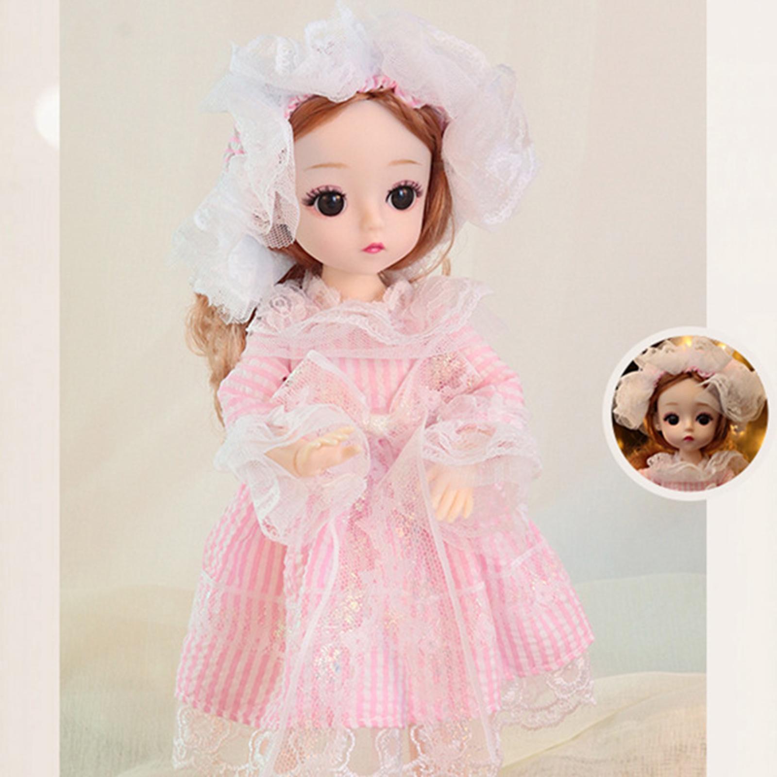 30cm Bjd Doll Girl Doll Beautiful Outfit 1/6 Doll for Birthday