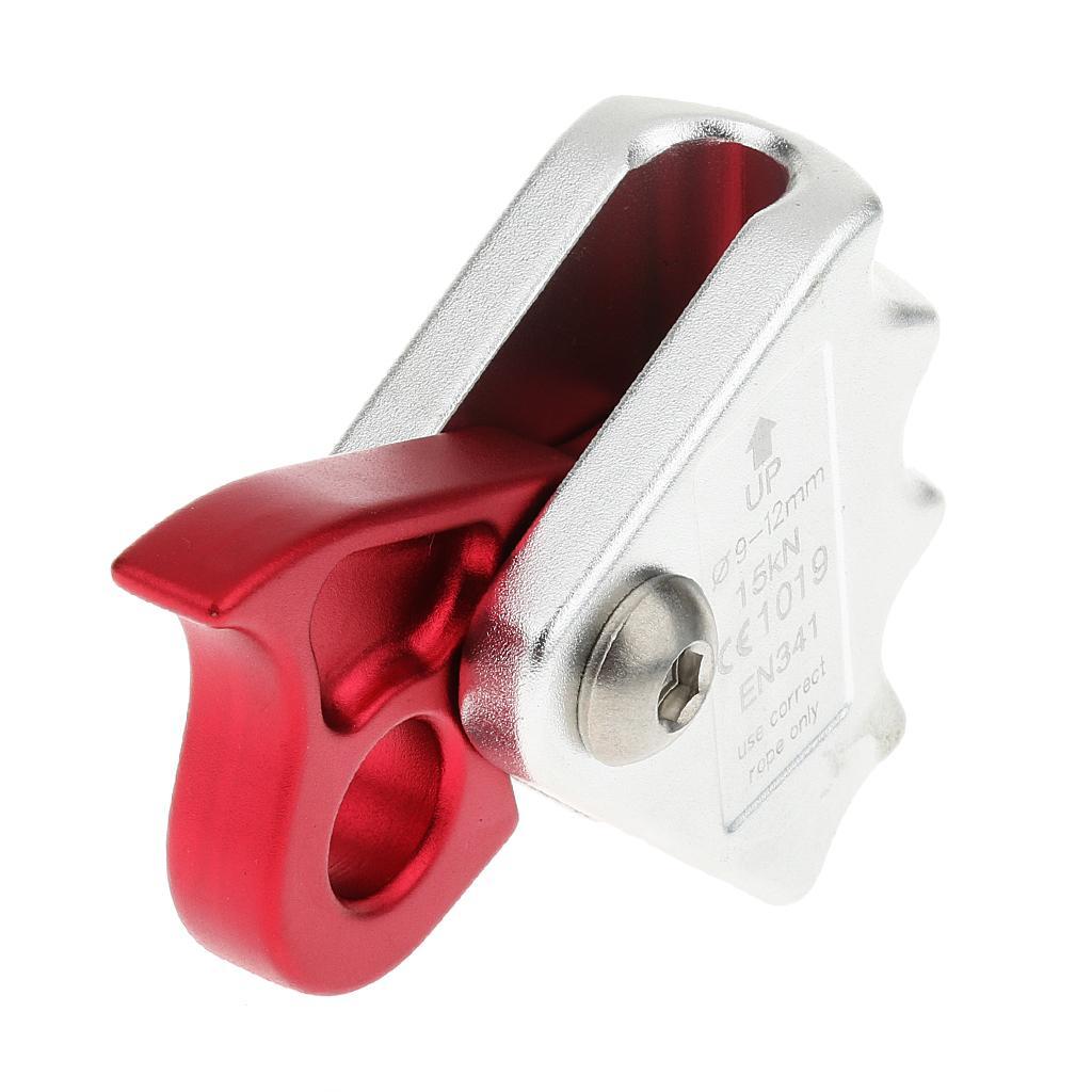 15KN Outdoor Rock Climbing Arborist Rope Grab Equipment Aluminum Alloy + Fall Protection Rope