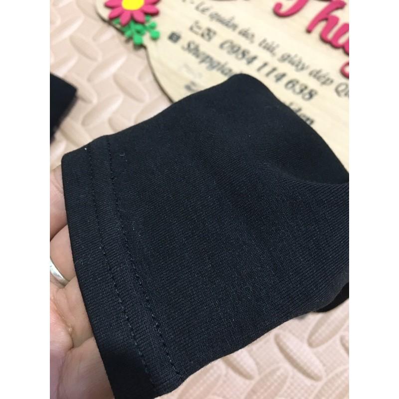 Quần legging len zip không bai xù