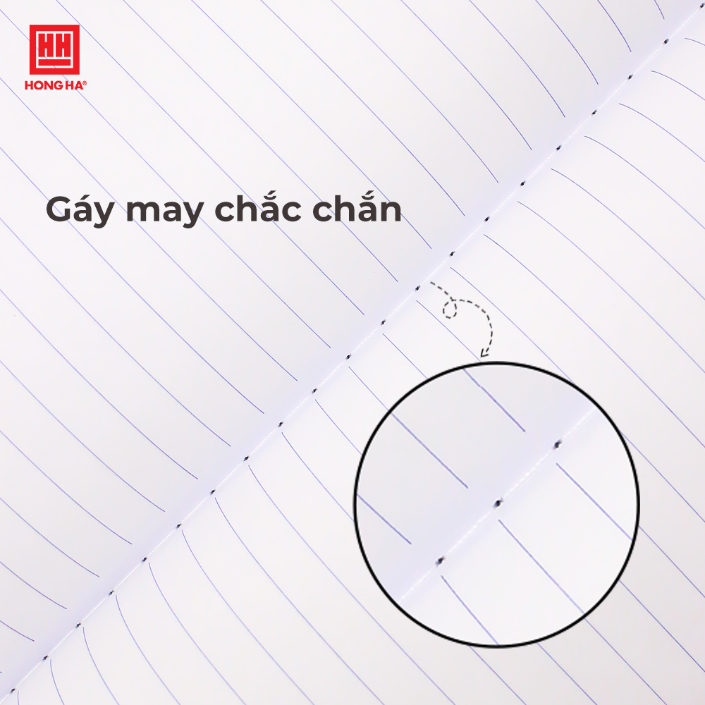 Sổ bìa bồi kẻ ngang A4 200 trang Hồng Hà Patterns  - 4530