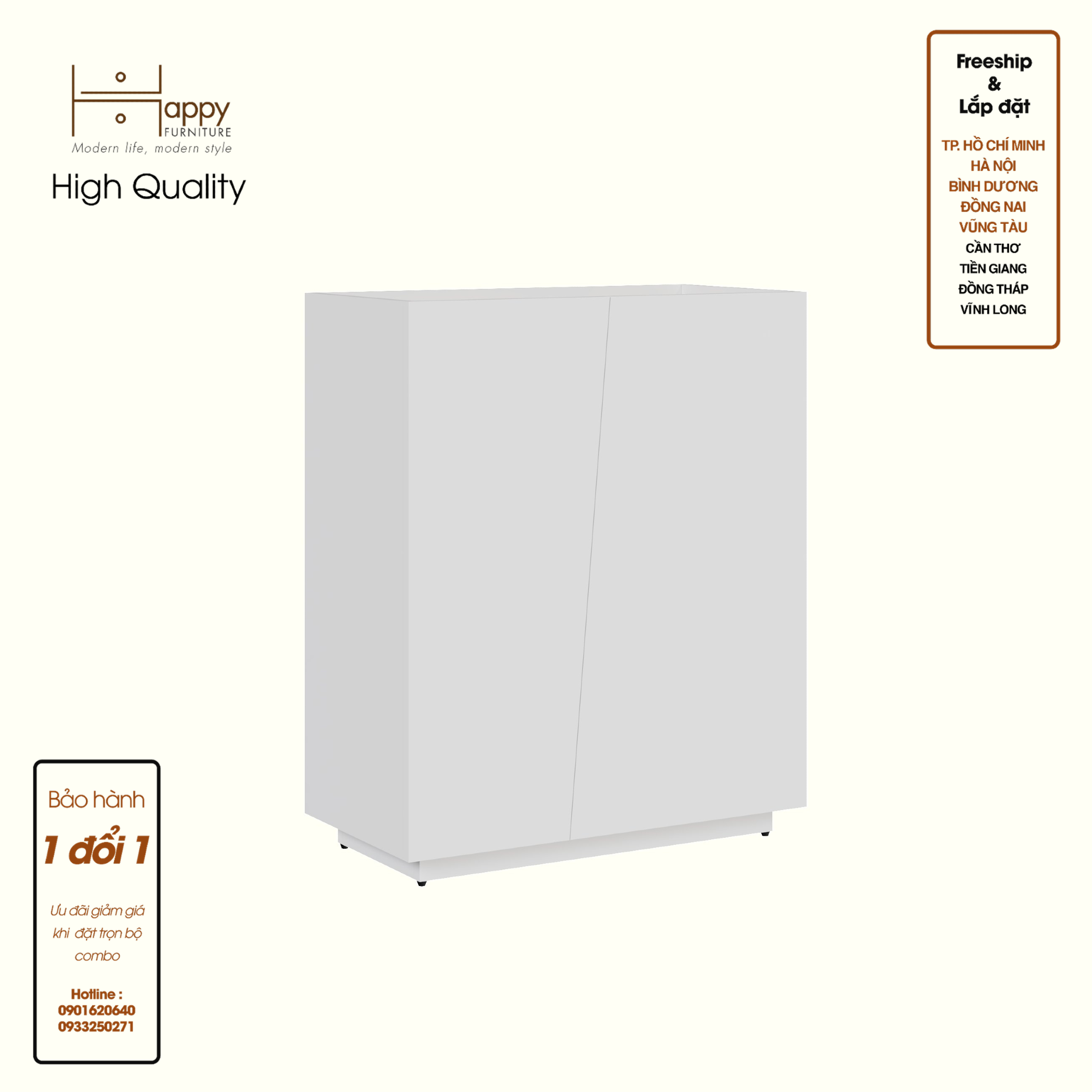 [Happy Home Furniture] VIGGO, Tủ lưu trữ 2 cửa mở, 68cm x 32cm x 82cm ( DxRxC), TCM_172