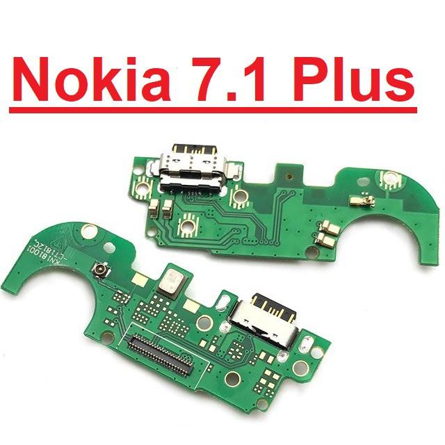 Cụm Chân Sạc Cho Nokia 7.1 Plus Charger Port USB Main Borad Mạch Sạc Linh Kiện Thay Thế