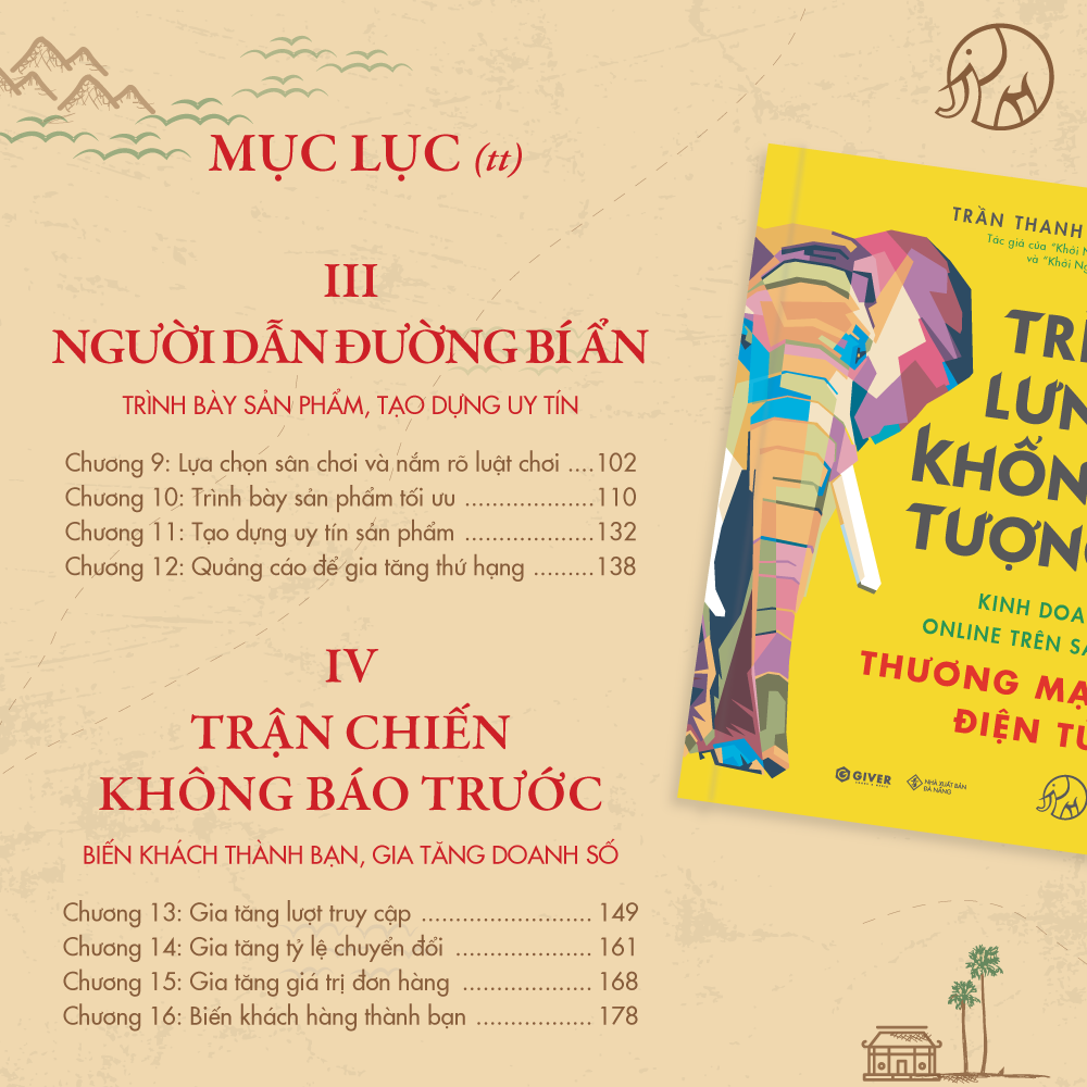 Trên Lưng Khổng Tượng - Kinh Doanh Online Trên Sàn Thương Mại Điện Tử - Khởi Nghiệp Với Bán Hàng Qua Mạng và Nhãn Hàng Riêng