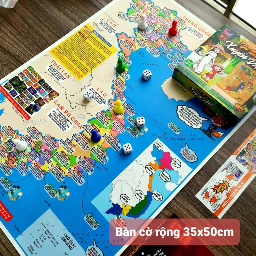 Đồ Chơi Board Game - Du Lịch Xuyên Việt - Foxi