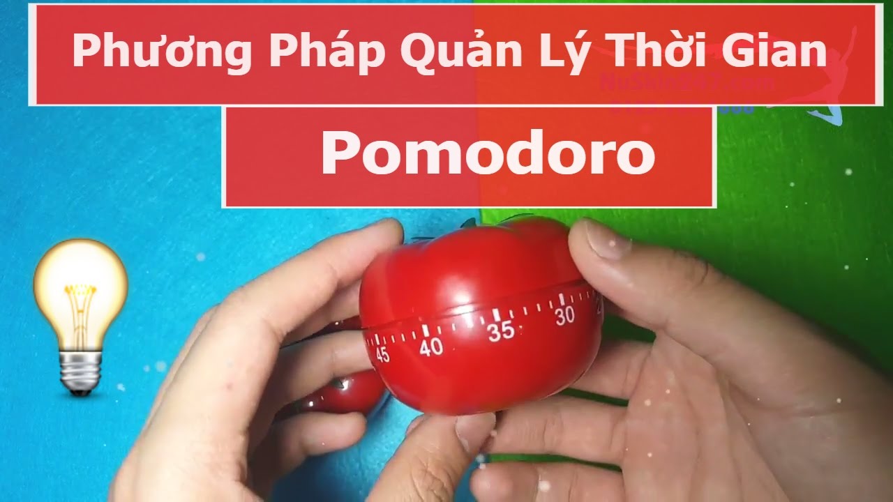 Đồng hồ làm việc Pomodoro (Màu Đỏ)